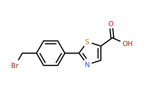 CAS 886370-41-8 | 2-(4-Bromomethyl-phenyl)-thiazole-5-carboxylic acid