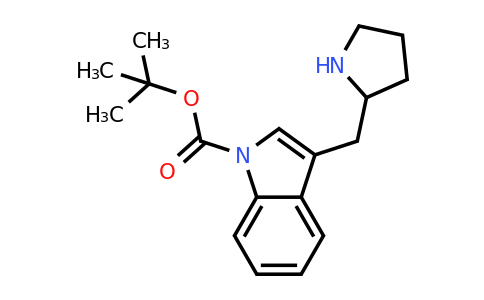 CAS 886370-63-4 | 3-Pyrrolidin-2-ylmethyl-indole-1-carboxylic acid tert-butyl ester