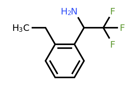 CAS 886370-65-6 | 1-(2-Ethyl-phenyl)-2,2,2-trifluoro-ethylamine