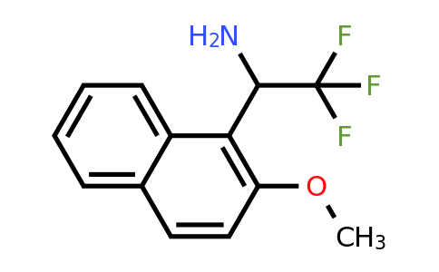 CAS 886370-69-0 | 2,2,2-Trifluoro-1-(2-methoxy-naphthalen-1-YL)-ethylamine