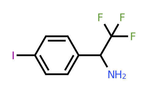 CAS 886370-90-7 | 2,2,2-Trifluoro-1-(4-iodo-phenyl)-ethylamine