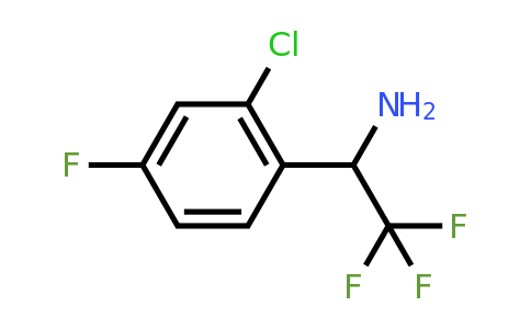 CAS 886370-96-3 | 1-(2-Chloro-4-fluoro-phenyl)-2,2,2-trifluoro-ethylamine
