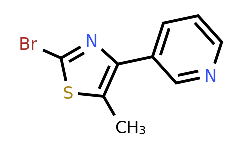 CAS 886370-98-5 | 3-(2-Bromo-5-methyl-thiazol-4-YL)-pyridine