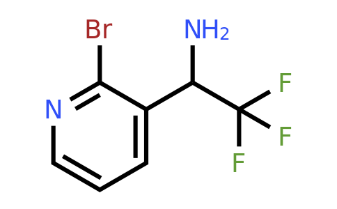 CAS 886371-21-7 | 1-(2-Bromo-pyridin-3-YL)-2,2,2-trifluoro-ethylamine