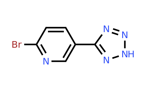 CAS 886371-48-8 | 2-Bromo-5-(2H-tetrazol-5-YL)-pyridine