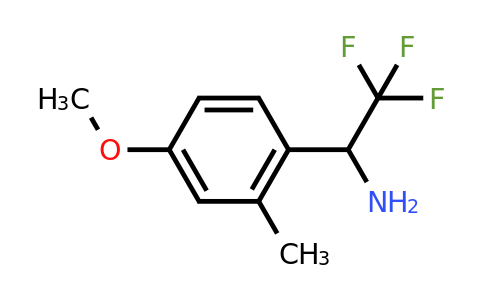 CAS 886371-49-9 | 2,2,2-Trifluoro-1-(4-methoxy-2-methyl-phenyl)-ethylamine