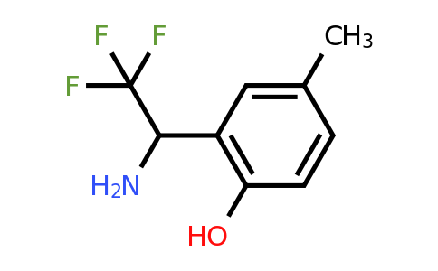 CAS 886371-54-6 | 2-(1-Amino-2,2,2-trifluoro-ethyl)-4-methyl-phenol