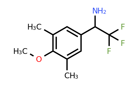 CAS 886371-58-0 | 2,2,2-Trifluoro-1-(4-methoxy-3,5-dimethyl-phenyl)-ethylamine
