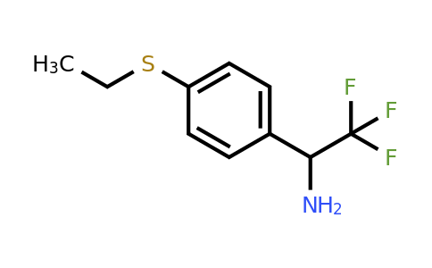 CAS 886371-61-5 | 1-(4-Ethylsulfanyl-phenyl)-2,2,2-trifluoro-ethylamine