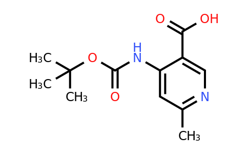 CAS 886371-91-1 | 4-Tert-butoxycarbonylamino-6-methyl-nicotinic acid