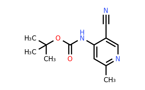 CAS 886371-95-5 | (5-Cyano-2-methyl-pyridin-4-YL)-carbamic acid tert-butyl ester