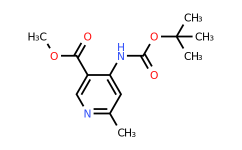 CAS 886371-99-9 | 4-Tert-butoxycarbonylamino-6-methyl-nicotinic acid methyl ester
