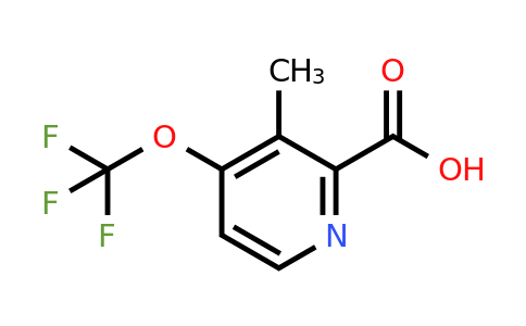 CAS 886372-35-6 | 3-Methyl-4-trifluoromethoxy-pyridine-2-carboxylic acid