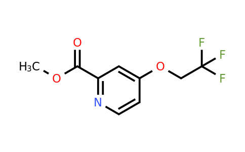 CAS 886372-45-8 | 4-(2,2,2-Trifluoro-ethoxy)-pyridine-2-carboxylic acid methyl ester