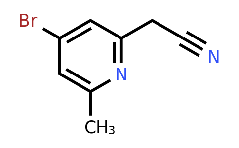 CAS 886372-51-6 | (4-Bromo-6-methyl-pyridin-2-YL)-acetonitrile