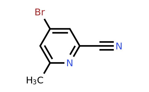 CAS 886372-53-8 | 4-Bromo-2-cyano-6-methylpyridine