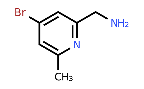 CAS 886372-55-0 | (4-Bromo-6-methylpyridin-2-YL)methanamine