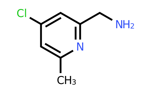 CAS 886372-59-4 | (4-Chloro-6-methylpyridin-2-YL)methanamine