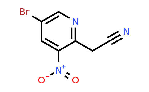 CAS 886372-80-1 | (5-Bromo-3-nitro-pyridin-2-YL)-acetonitrile