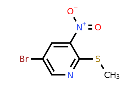CAS 886372-84-5 | 5-Bromo-2-methylsulfanyl-3-nitro-pyridine