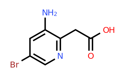 CAS 886373-11-1 | (3-Amino-5-bromopyridin-2-YL)acetic acid