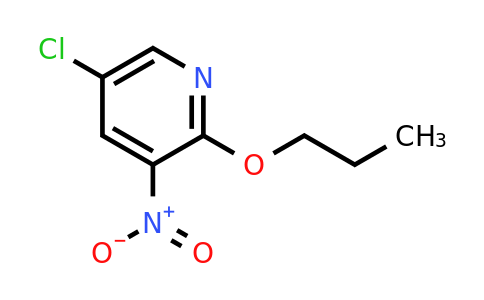 CAS 886373-37-1 | 5-Chloro-3-nitro-2-propoxy-pyridine
