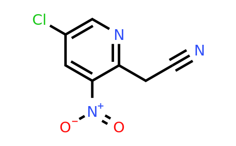 CAS 886373-41-7 | (5-Chloro-3-nitro-pyridin-2-YL)-acetonitrile