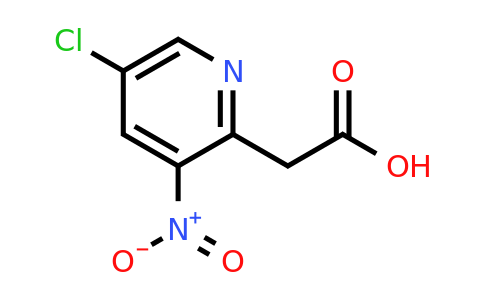 CAS 886373-46-2 | (5-Chloro-3-nitro-pyridin-2-YL)-acetic acid