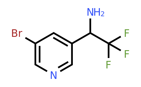 1-(5-Bromo-pyridin-3-YL)-2,2,2-trifluoro-ethylamine