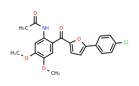 CAS 886493-79-4 | N-(2-(5-(4-Chlorophenyl)furan-2-carbonyl)-4,5-dimethoxyphenyl)acetamide