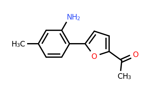 CAS 886494-60-6 | 1-(5-(2-Amino-4-methylphenyl)furan-2-yl)ethanone
