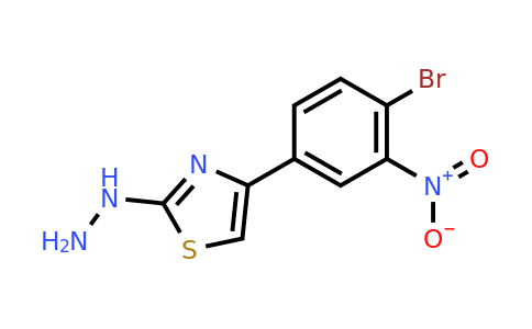 CAS 886495-44-9 | 4-(4-Bromo-3-nitrophenyl)-2-hydrazinylthiazole