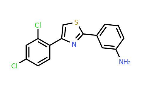 CAS 886495-55-2 | 3-(4-(2,4-Dichlorophenyl)thiazol-2-yl)aniline