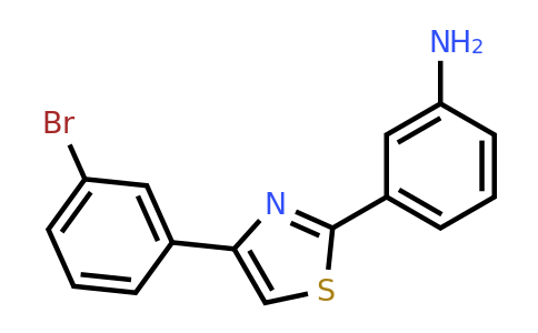 CAS 886496-22-6 | 3-(4-(3-Bromophenyl)thiazol-2-yl)aniline