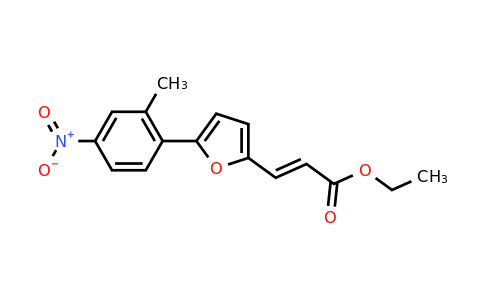 CAS 886496-55-5 | Ethyl 3-(5-(2-methyl-4-nitrophenyl)furan-2-yl)acrylate