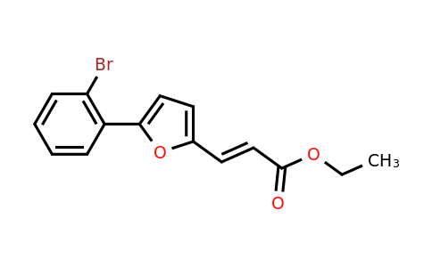 CAS 886496-89-5 | Ethyl 3-(5-(2-bromophenyl)furan-2-yl)acrylate