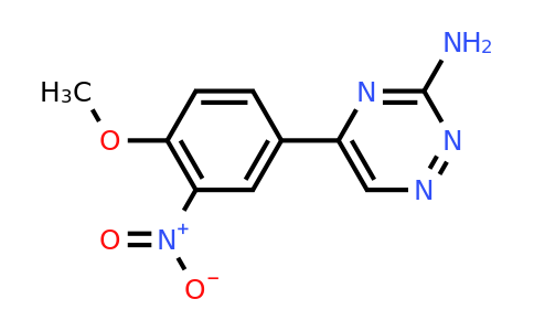CAS 886497-32-1 | 5-(4-Methoxy-3-nitrophenyl)-1,2,4-triazin-3-amine