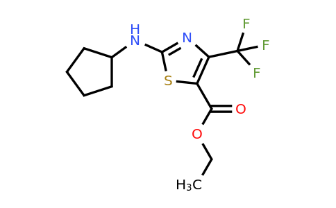 CAS 886497-58-1 | Ethyl 2-(cyclopentylamino)-4-(trifluoromethyl)thiazole-5-carboxylate