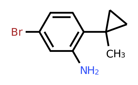 CAS 886497-96-7 | 5-Bromo-2-(1-methylcyclopropyl)aniline