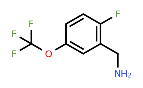 CAS 886498-13-1 | (2-Fluoro-5-(trifluoromethoxy)phenyl)methanamine