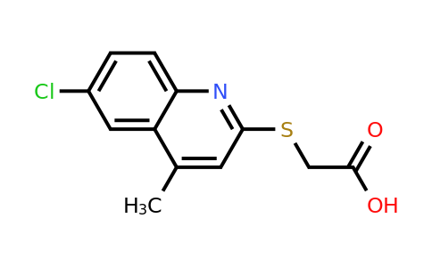 CAS 886498-76-6 | 2-((6-Chloro-4-methylquinolin-2-yl)thio)acetic acid