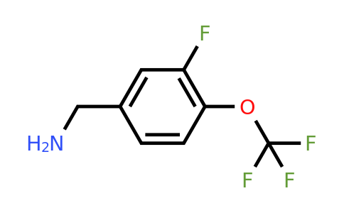 CAS 886499-13-4 | 3-Fluoro-4-(trifluoromethoxy)benzylamine