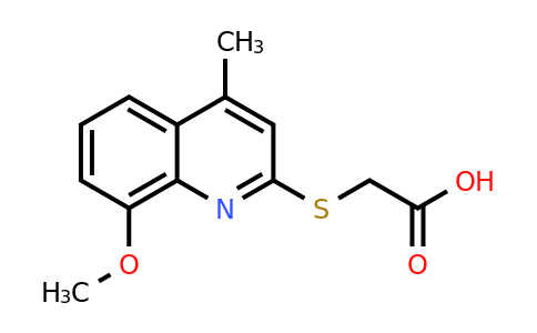 CAS 886499-41-8 | 2-((8-Methoxy-4-methylquinolin-2-yl)thio)acetic acid