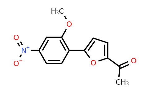CAS 886502-63-2 | 1-(5-(2-Methoxy-4-nitrophenyl)furan-2-yl)ethanone