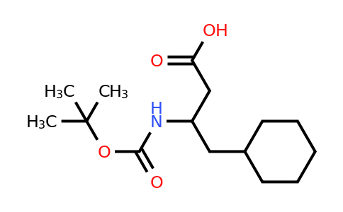 CAS 886503-06-6 | 3-(tert-butoxycarbonylamino)-4-cyclohexyl-butanoic acid