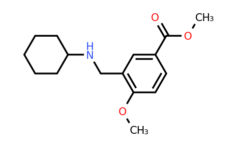 CAS 886504-38-7 | Methyl 3-((cyclohexylamino)methyl)-4-methoxybenzoate