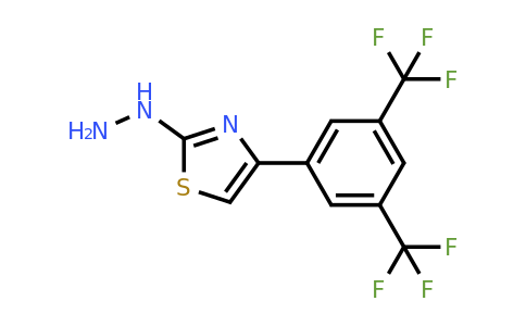 CAS 886504-50-3 | 4-(3,5-Bis(trifluoromethyl)phenyl)-2-hydrazinylthiazole