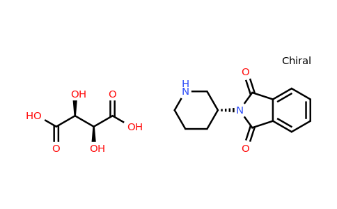 CAS 886588-62-1 | (R)-2-(Piperidin-3-yl)isoindoline-1,3-dione (2S,3S)-2,3-dihydroxysuccinate