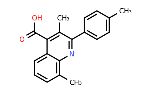 CAS 886686-15-3 | 3,8-Dimethyl-2-(p-tolyl)quinoline-4-carboxylic acid
