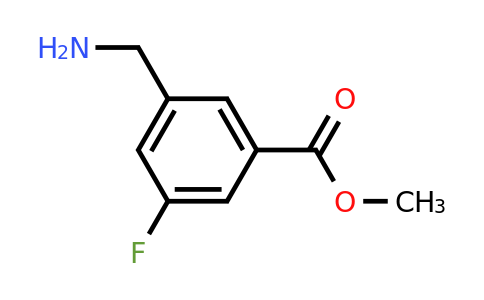 CAS 886732-31-6 | Methyl 3-(aminomethyl)-5-fluorobenzoate